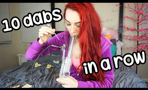10 DABS OF 10 STRAINS (WAY TOO STONED!!)